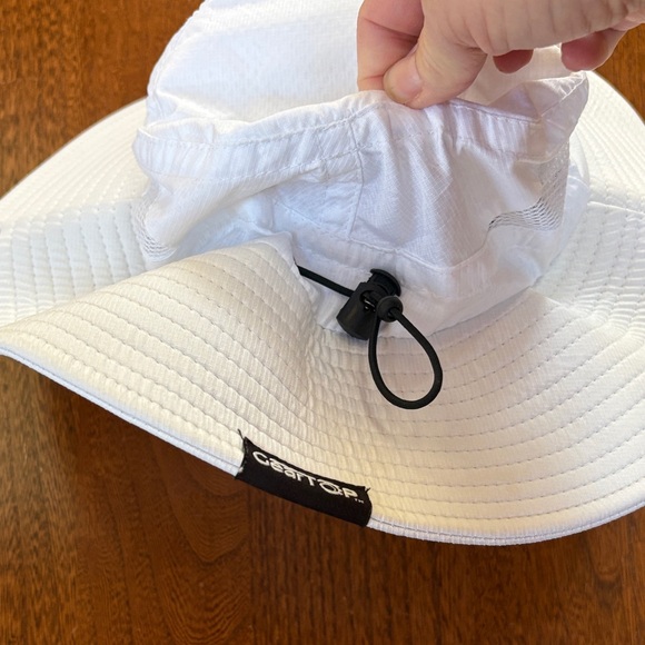 Geartop White UPF 50+ Mesh Vent Sun Hat OS - Picture 12 of 12